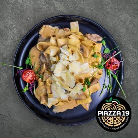 Bélszínes, szarvasgombás fettuccine