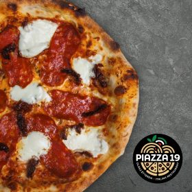   Spinata e pomodori secchi / Szalámis, aszalt paradicsomos pizza